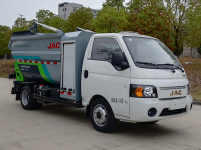 江淮牌HFC5040ZZZEV2Z型纯电动自装卸式垃圾车
